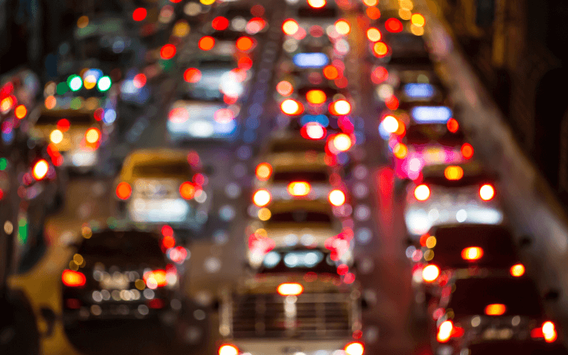 Traffic bottlenecks on highway