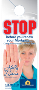 Eye-Catching Door Hanger Design