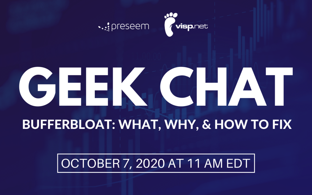 Casual Geek Chat on Bufferbloat webinar image