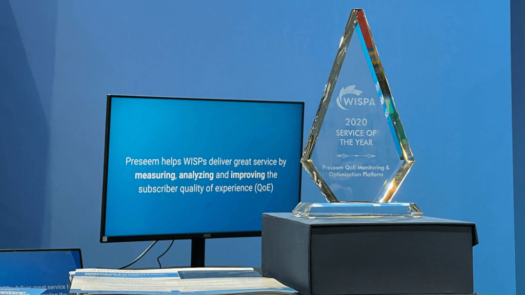 Image showing the WISPA 2020 Service of the Year Award
