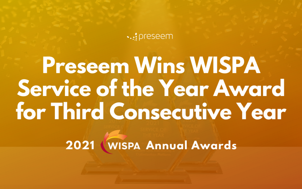 Preseem Wins WISPA Service of the Year Award Preseem News