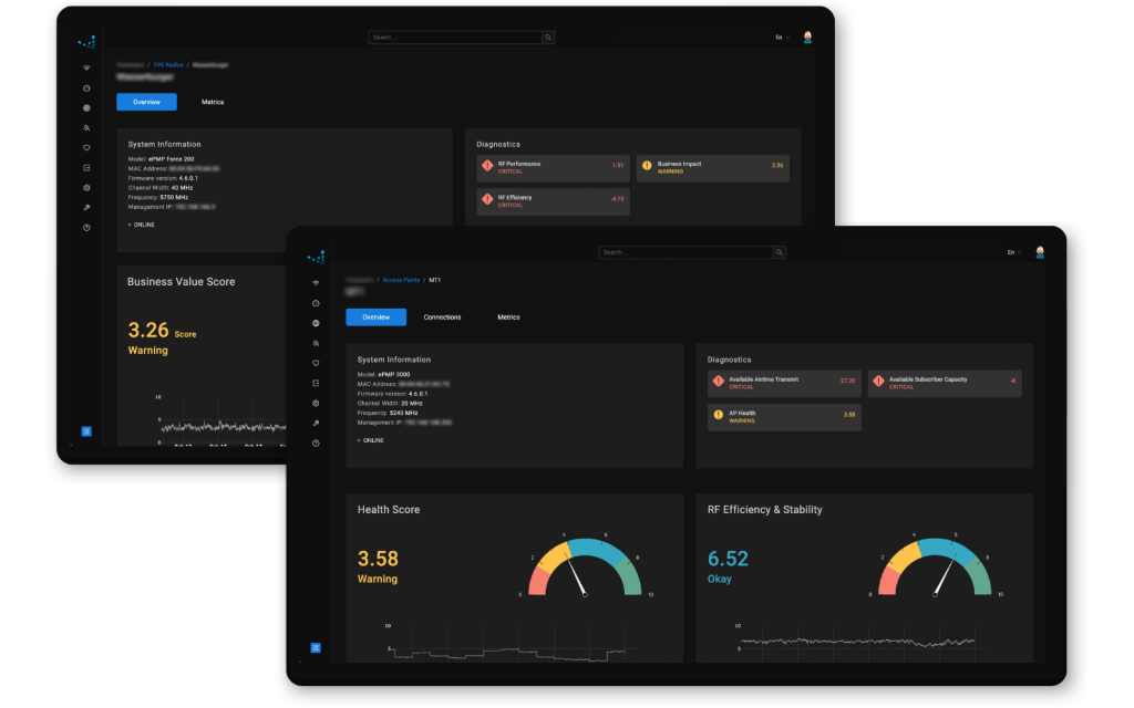 Optimize Network ROI: AP and CPE Radio Diagnostics