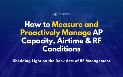 Measure & Proactively Manage AP Capacity, Airtime & RF Conditions