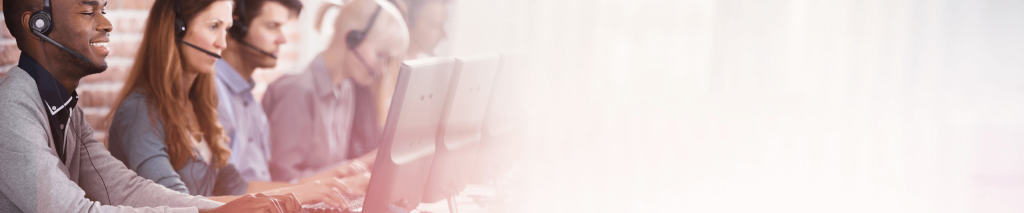 Picture of support team wearing headsets