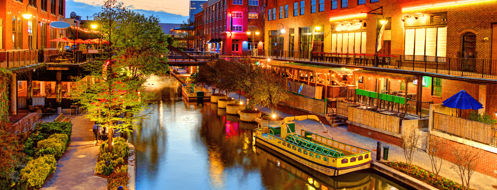 Bricktown area of Oklahoma City