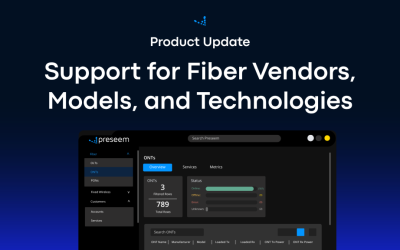 Preseem Announces Support for New Fiber Vendors, Models, and Technologies