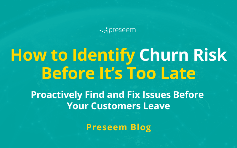 Identify Churn Risk blog Header image for blog on how to identify churn risk.
